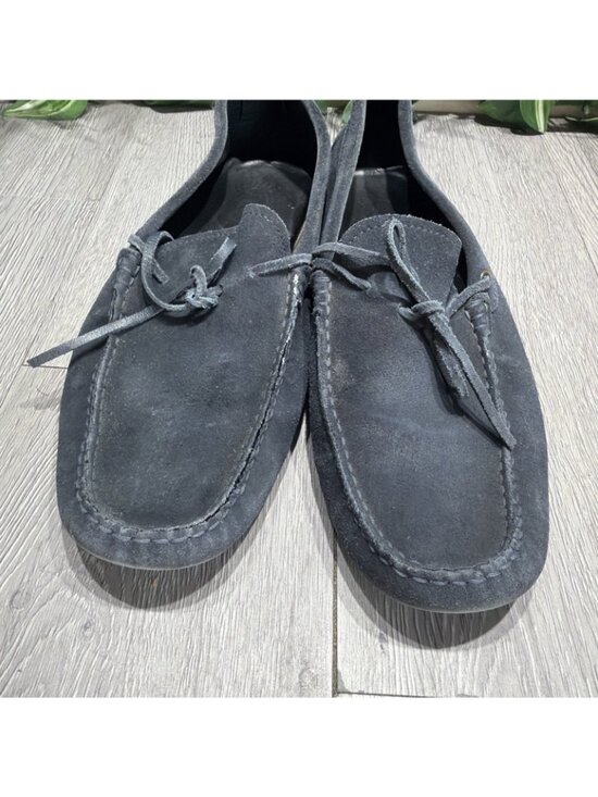 Tod’S Laccetto City Gommino Suede Loafer Men\'s navy Blue Faded Size 8.5 main image 14